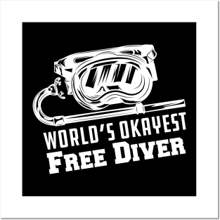 Free Diving - World's Okayest Free Diver Posters and Art